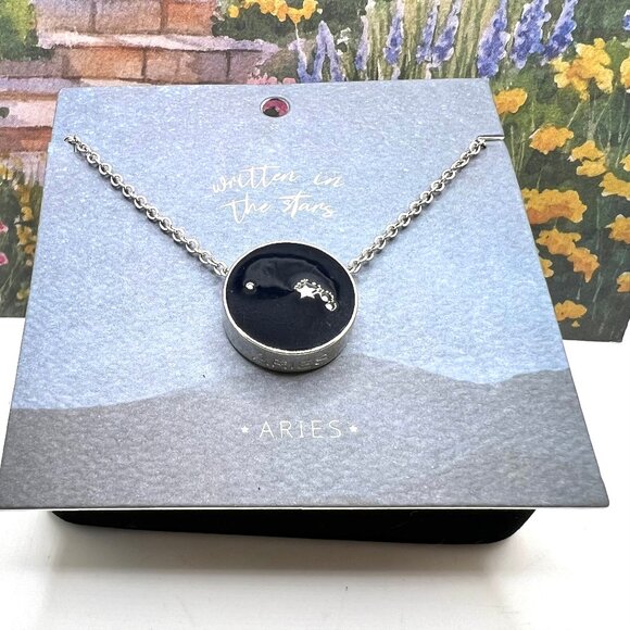 Elsie & Zoey Aries Zodiac Necklace - Picture 2 of 3